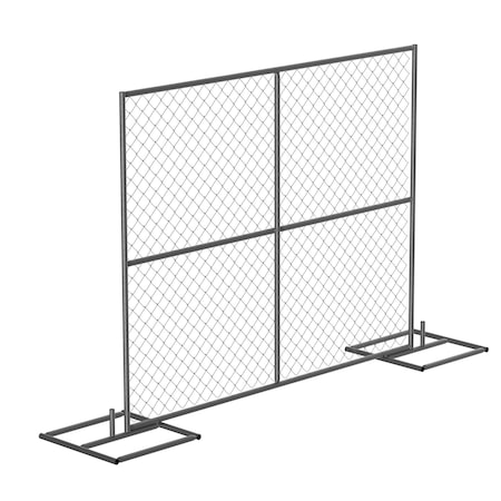 Vestil Construction Barrier, Starter Unit HRAIL-9072